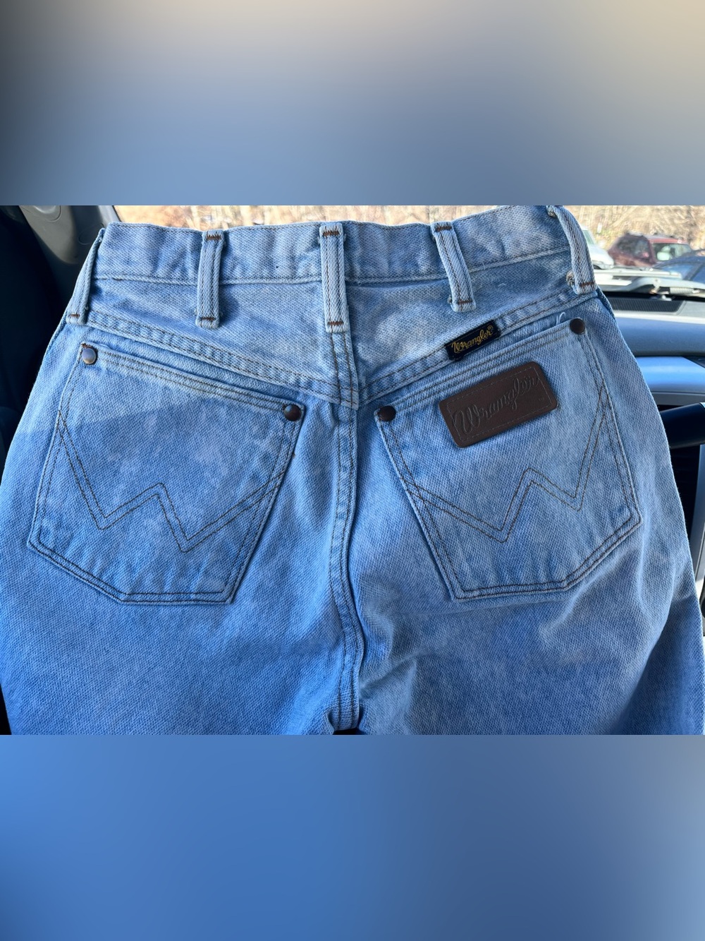 Women’s Vintage Wrangler Light Blue Bootcut Denim Jeans